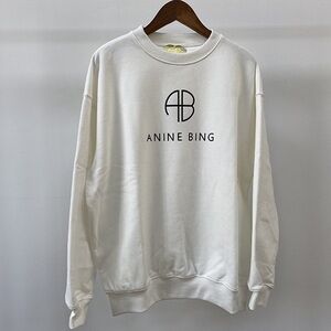 Anine Bing White Sweatshirt
